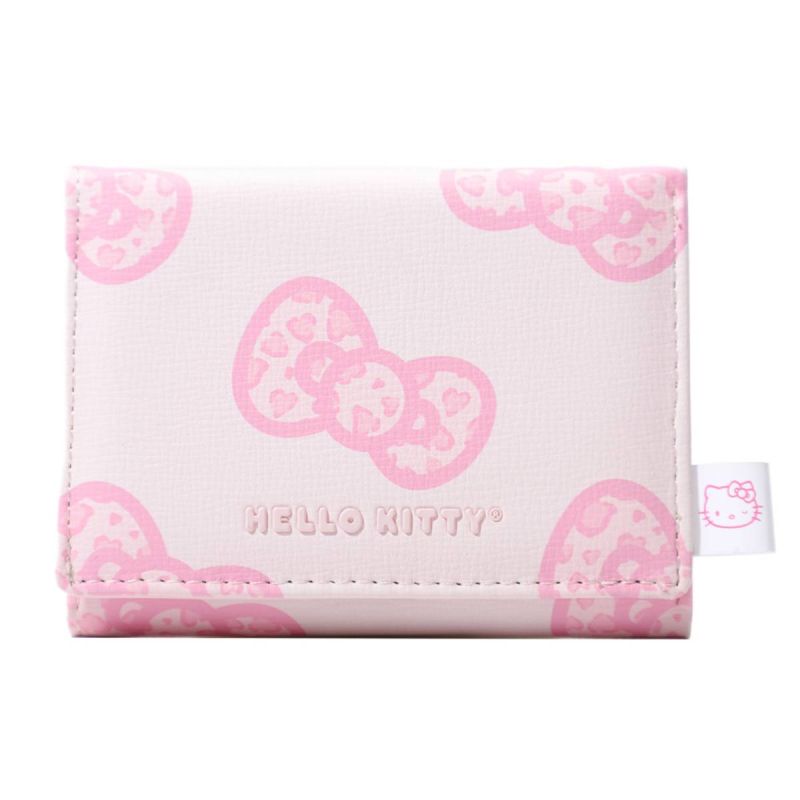 Sanrio Hello Kitty & Friends Pink Leopard Print Bowknot Wallet