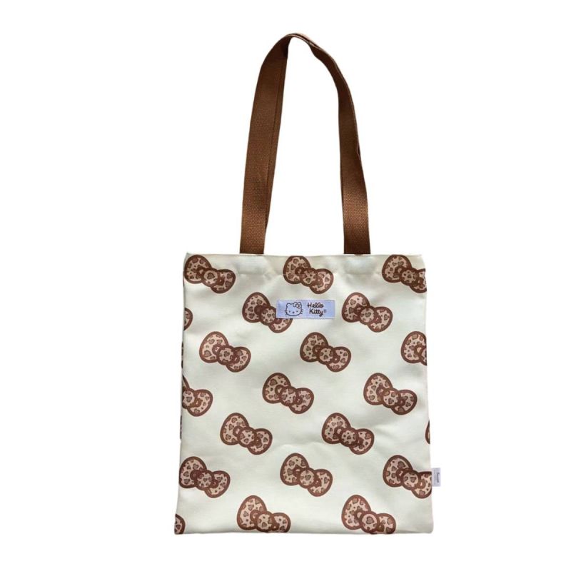 Sanrio Hello Kitty & Friends Brown Leopard Print Tote Bag 