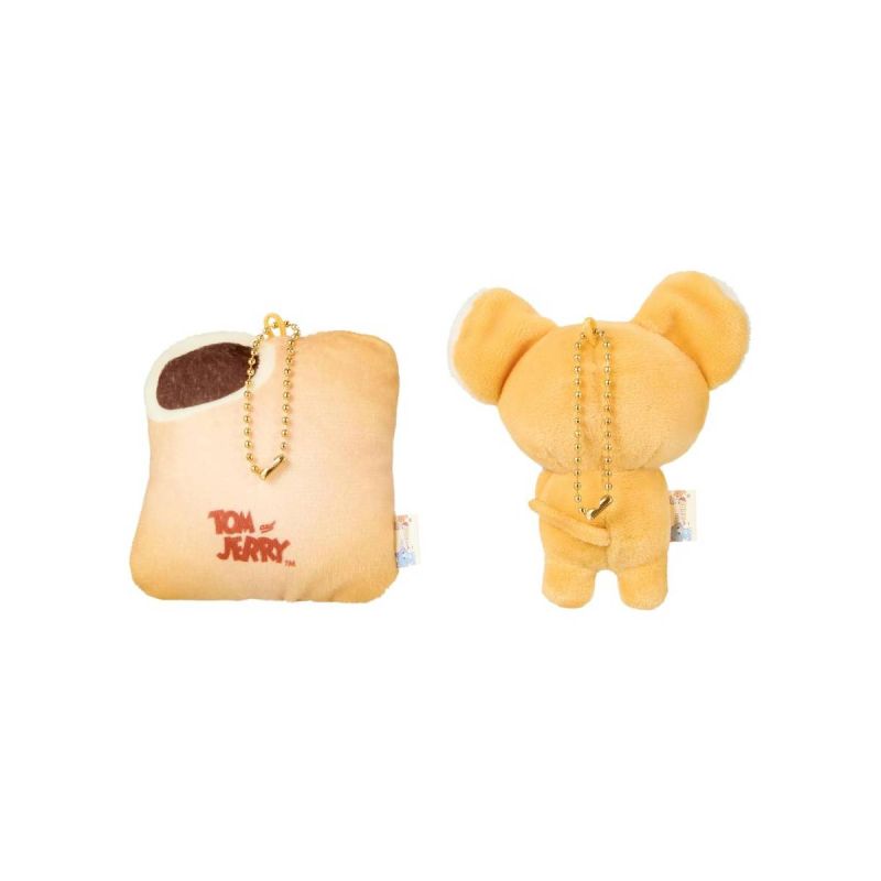Tom & Jerry Gokko Series Couple Jerry & Toast Plush Pendant