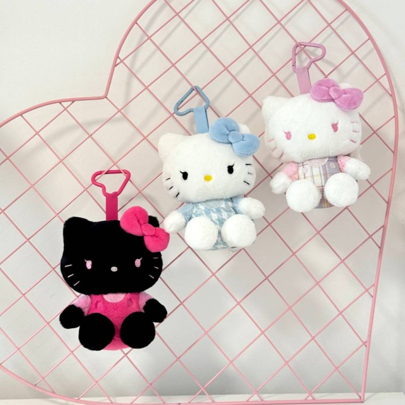 Sanrio Hello Kitty & Friends Sitting Hello Kitty 3.5 Inch Plush Soft Toy Pendant