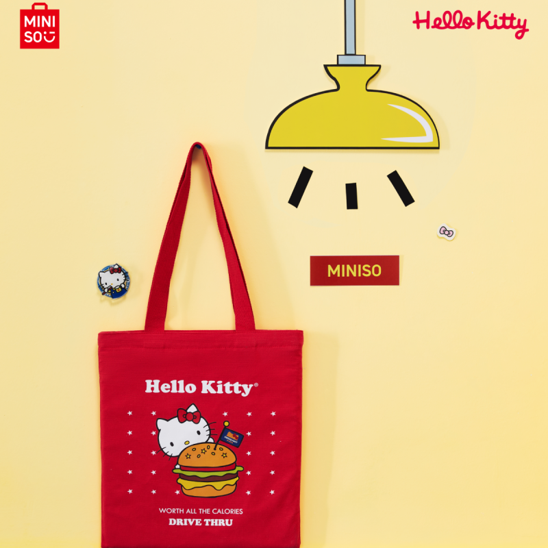 Sanrio Hello Kitty & Friends Retro Diner Red Tote Bag