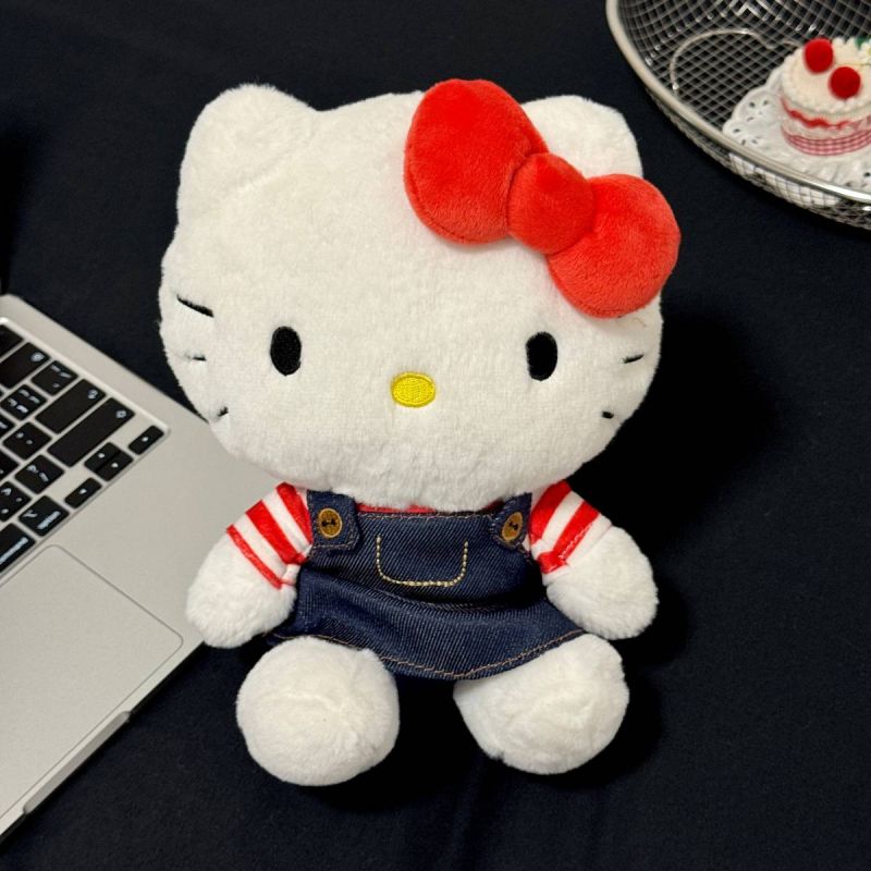 Sanrio Hello Kitty & Friends Hello Kitty Denim Collection 10 Inch Plush Soft Toy 
