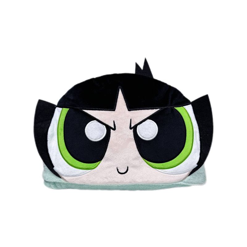The Powerpuff Girls Collection Buttercup Thicker Hooded Blanket