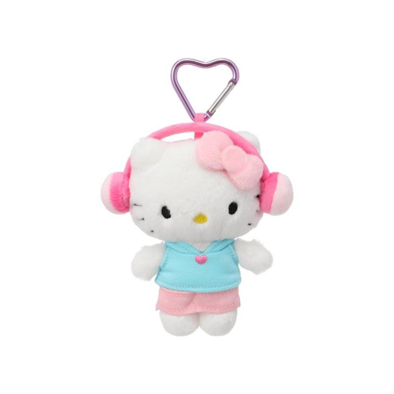 Sanrio Hello Kitty & Friends Hello Kitty Citywalk Collection 5 Inch Headset Plush Pendant