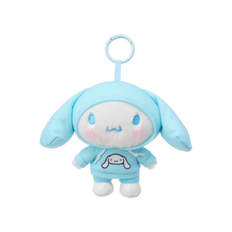 Sanrio Hello Kitty & Friends Cinnamoroll Citywalk Collection 4 Inch Hoodie Plush Pendant