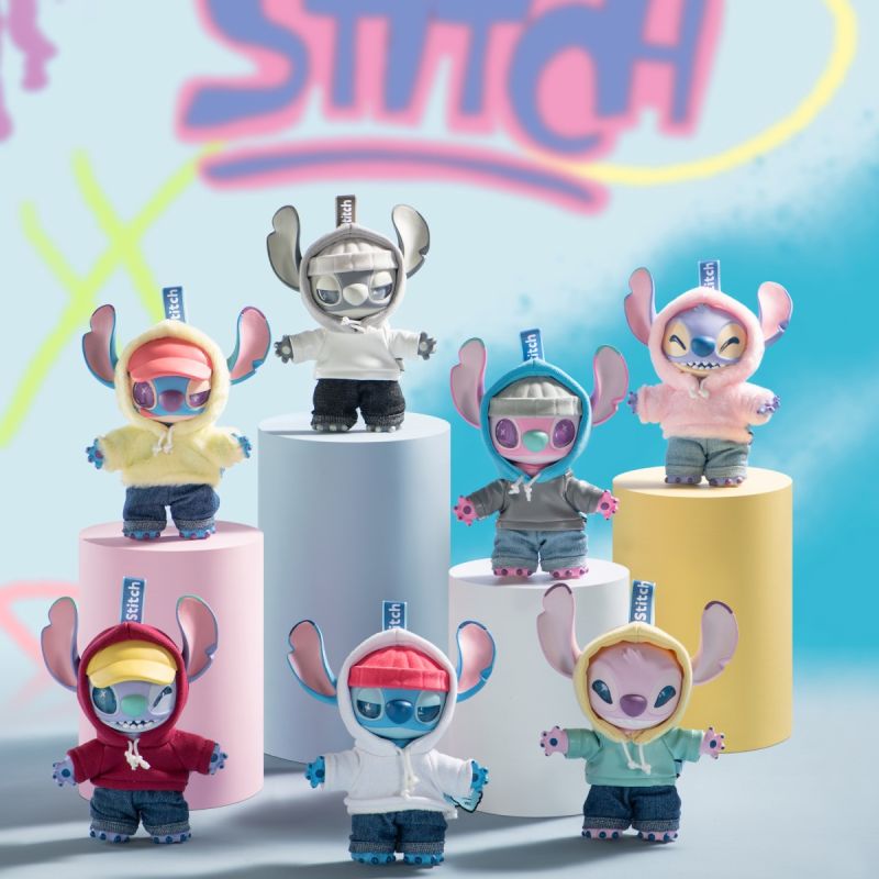Disney Stitch GenZ Street Collection Vinyl Plush Pendant Surprise Blind Box