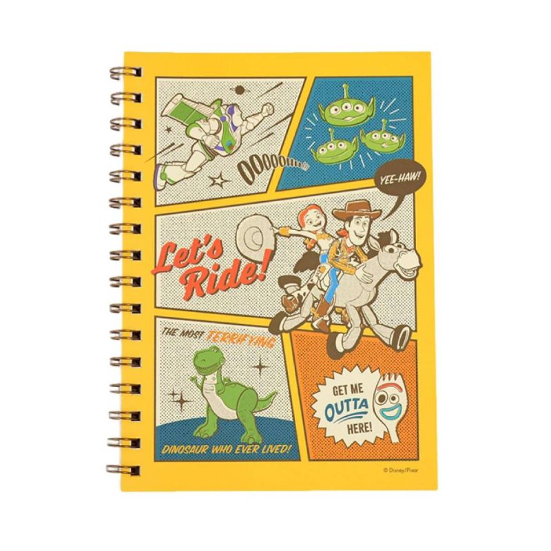 Disney Pixar Toy Story 5 Wire Bound A5 72 Page Notebook & Sticker