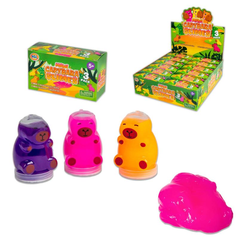 HGL Mini Capybara Slimes Pack of 3