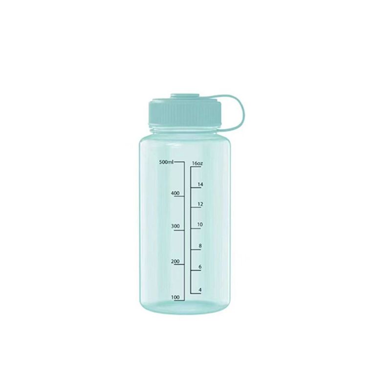 MINISO Minimalist Green Sports Plastic Water Bottle 650ml