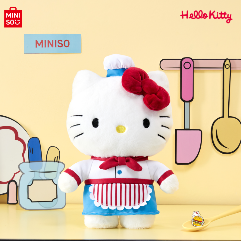 Sanrio Hello Kitty & Friends Retro Diner 10 Inch Waitress Plush Soft Toy