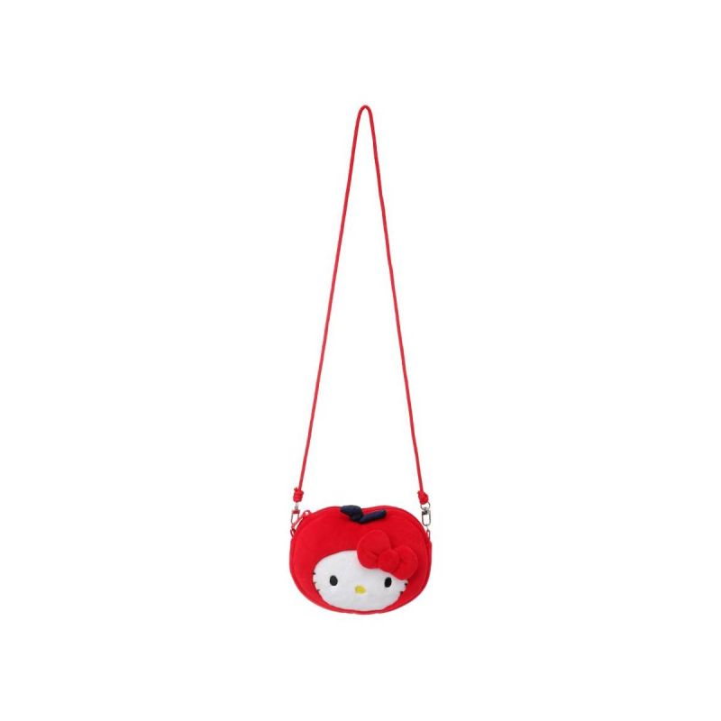 Sanrio Hello Kitty & Friends Classic Collection Denim Apple Head Crossbody Bag