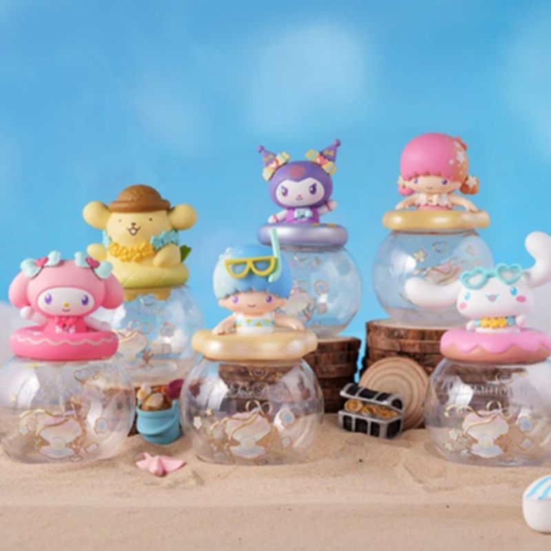 Sanrio Hello Kitty & Friends Ocean Pearls Storage Jar Organiser Blind Box