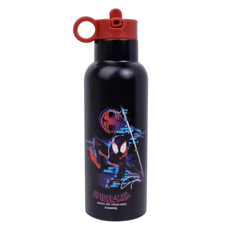 Marvel Spider-Man Across the spider Verse Double Wall Straw Steel Bottle 500 ML