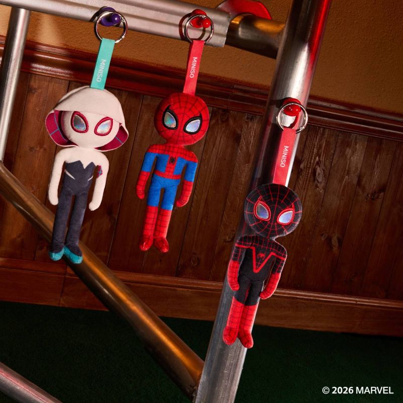 Marvel Spider-Man Miles Morales Long Leg 6 Inch Plush Pendant