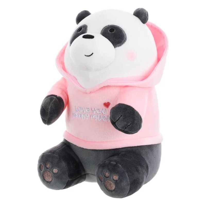 We Bare Bears Plush Toy With Hoodie (Panda)