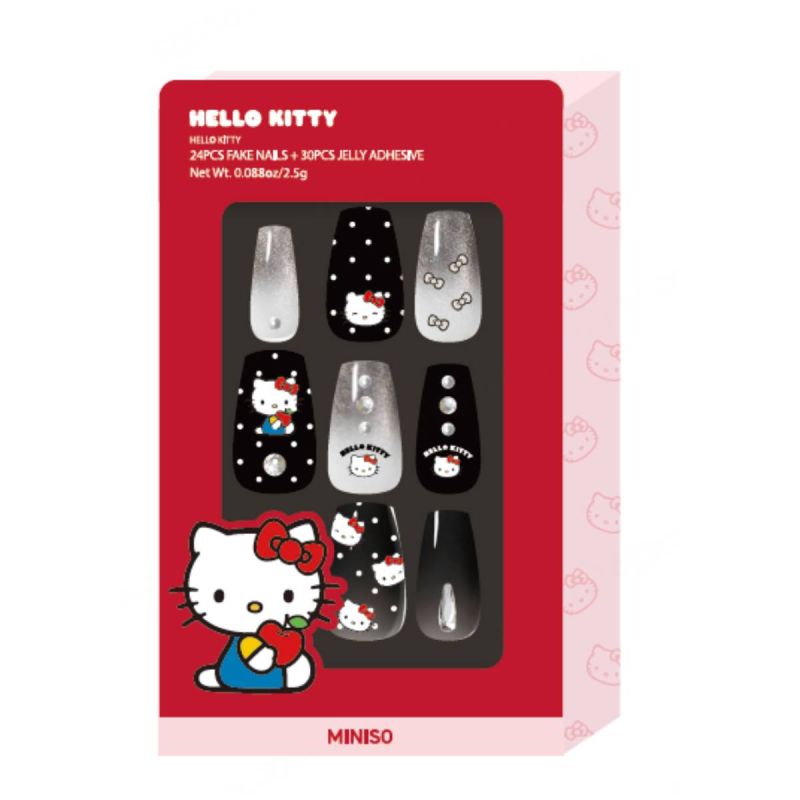 Sanrio Hello Kitty & Friends Long False Nails with Jelly Adhesive Tabs