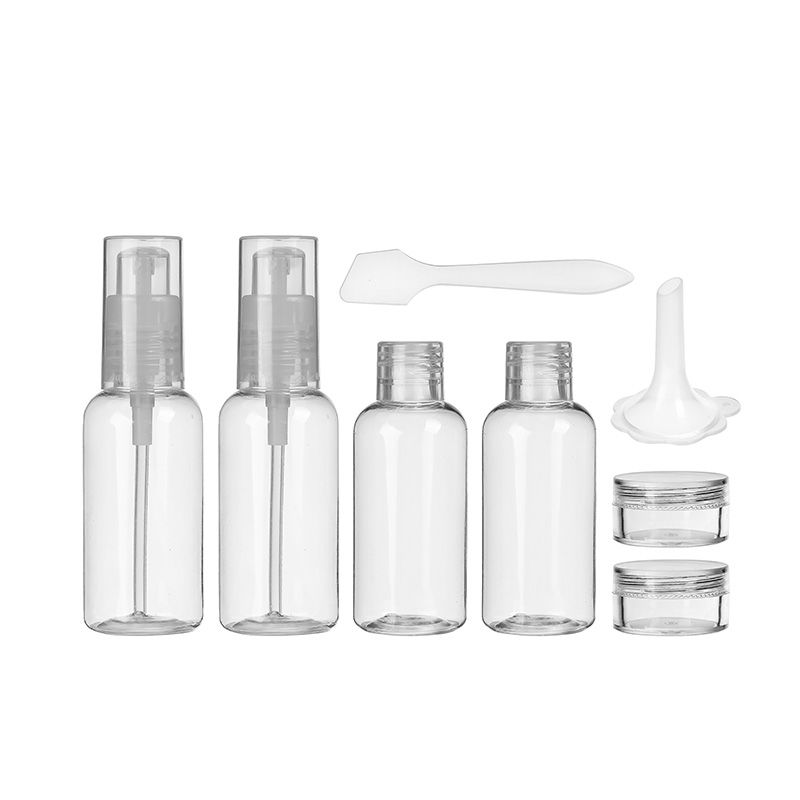 MINISO Portable 8 Piece Travel Bottle Set