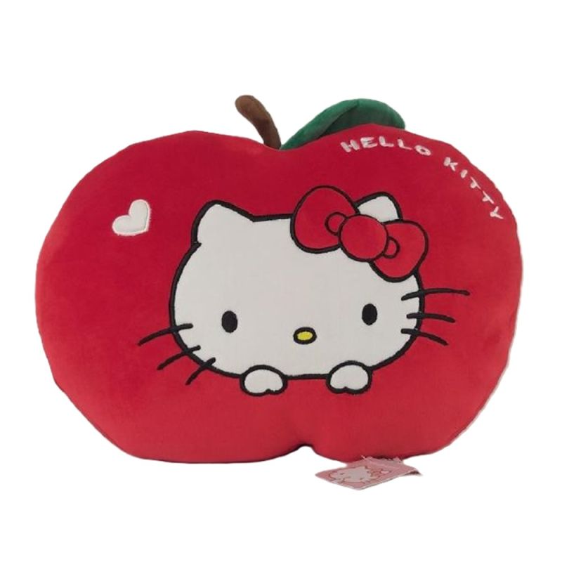 Sanrio Hello Kitty Apple Collection 15 Inch Red Apple Pillow