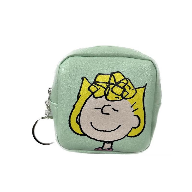 Snoopy Collection Macaron Light Green Square Coin Purse