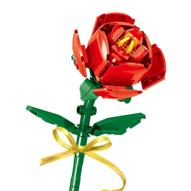 MINISO Toys Rose Building Blocks