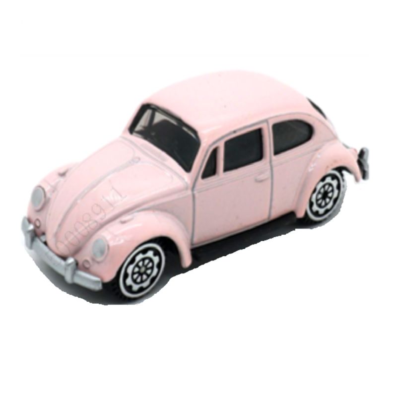 MINISO TOYS Alloy Car Model 3 Inch Pink Volkswagen Beetle