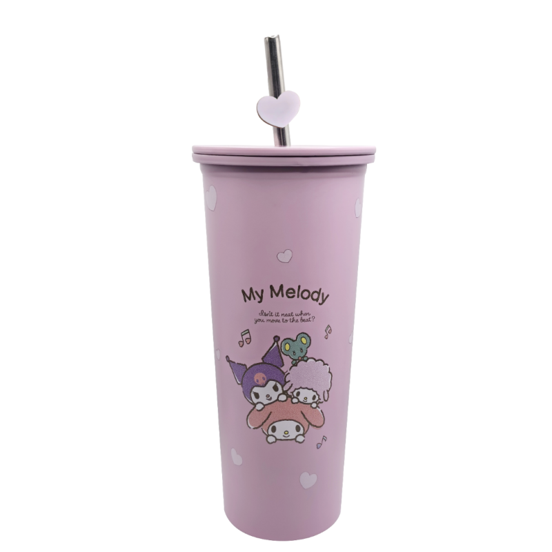 Sanrio Hello Kitty & Friends My Melody Stainless Steel 800ml Tumbler & Straw