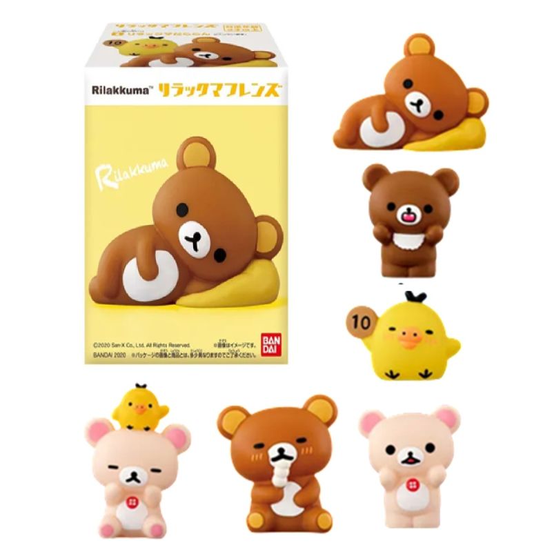 Bandai Rilakkuma Friends Series 1 Soft Vinyl Figure Blind Box