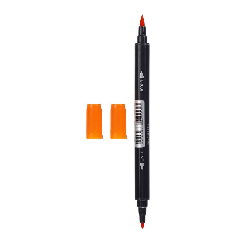 MINISO Water Soluble Double Headed Orange Coloured Pen
