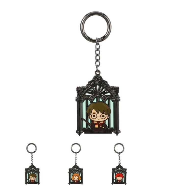 Harry Potter Double-Layer Metal Keychain (Assorted)