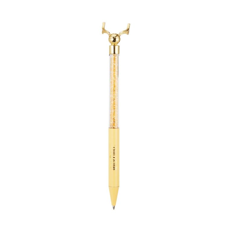 Harry Potter Golden Snitch Metal Figure Black Ballpoint Pen