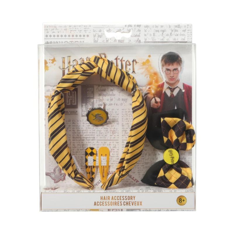 Harry Potter Hair Accessories Set 5 pcs (Hufflepuff)