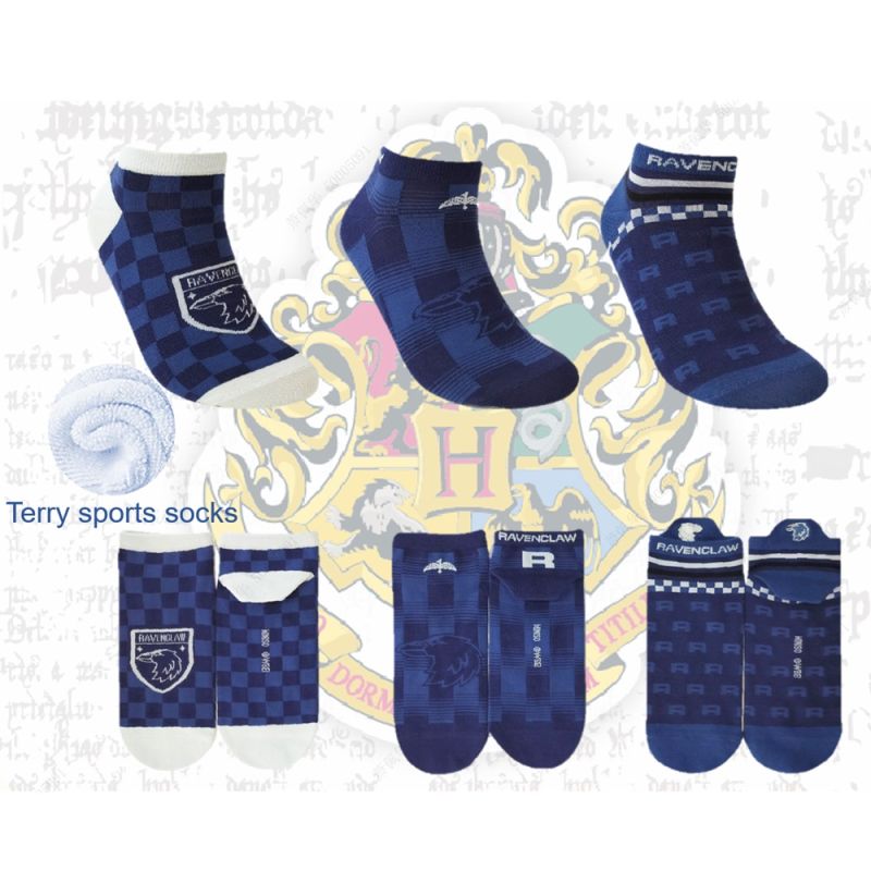 Harry Potter Ravenclaw Men's Athletic Ankle Socks (3 Pairs)