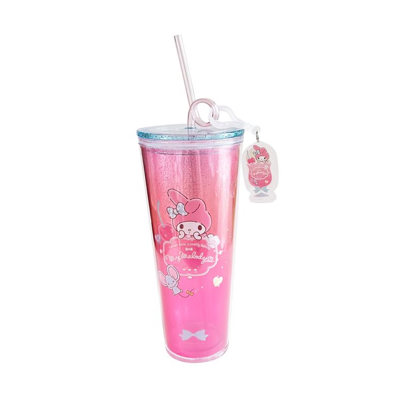 Sanrio Hello Kitty & Friends My Melody Plastic Tumbler & Pendant 800ml
