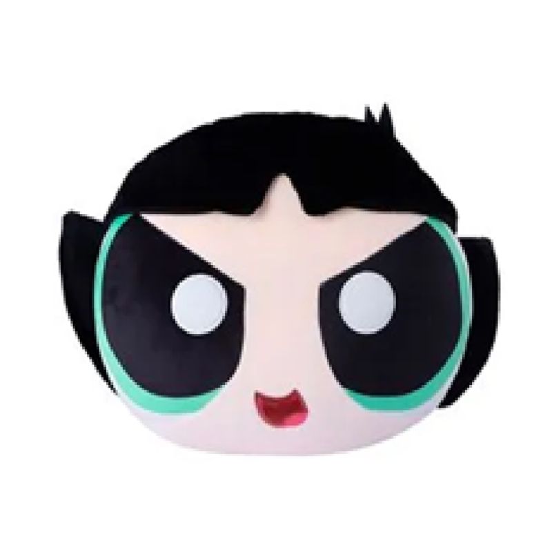 The Powerpuff Girls Buttercup 14 Inch Head Shaped Pillow