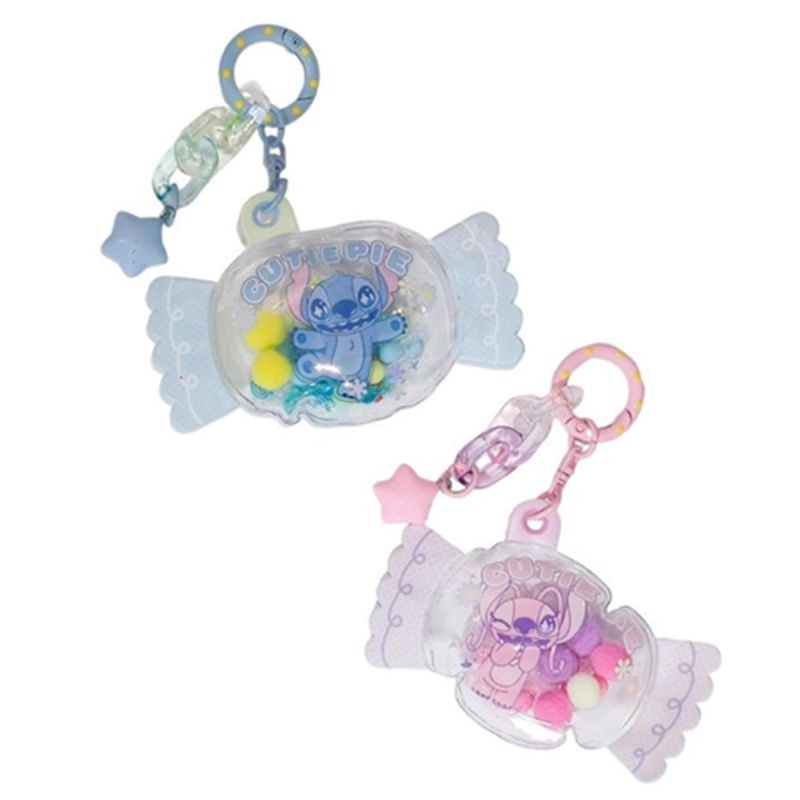 Disney Stitch Dinner Party Candy Airbag Keychain (Assorted Character)