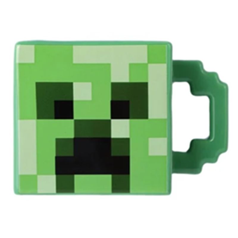 Minecraft Square Ceramic Mug 470ml Green