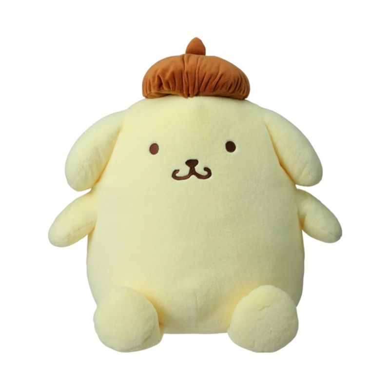 Sanrio Hello Kitty & Friends Pompompurin 16 Inch Sitting Plush Soft Toy