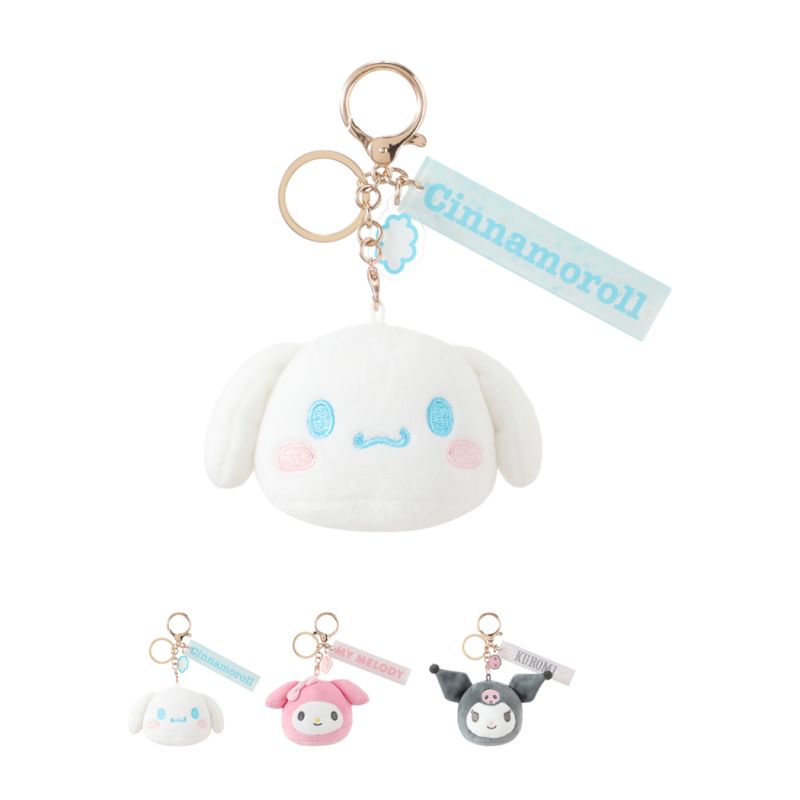 Sanrio Characters Head Shaped Plush Pendant (Assorted Characters)