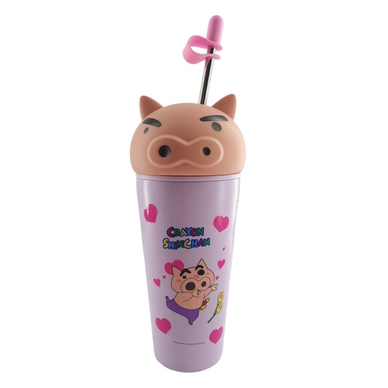 Crayon Shinchan Buriburizaemon Double Wall Stainless Steel Tumbler