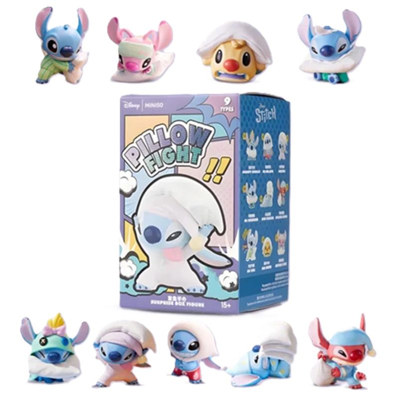 Disney Stitch Pillow Fight Collection Figure Surprise Blind Box