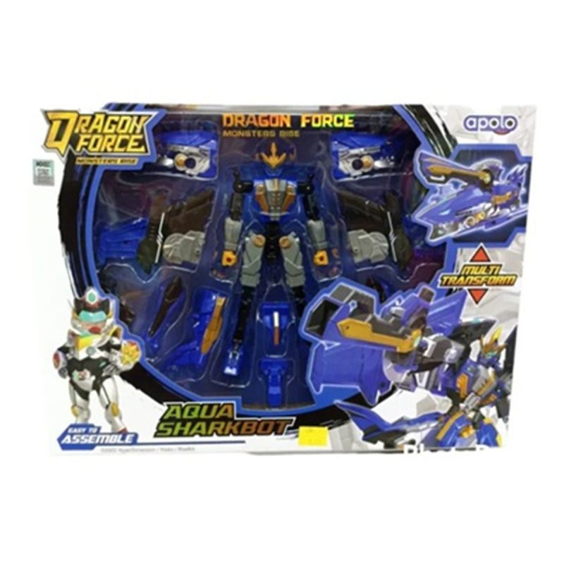 Dragon Force 3 Aqua Sharkbot Transform Action Figure