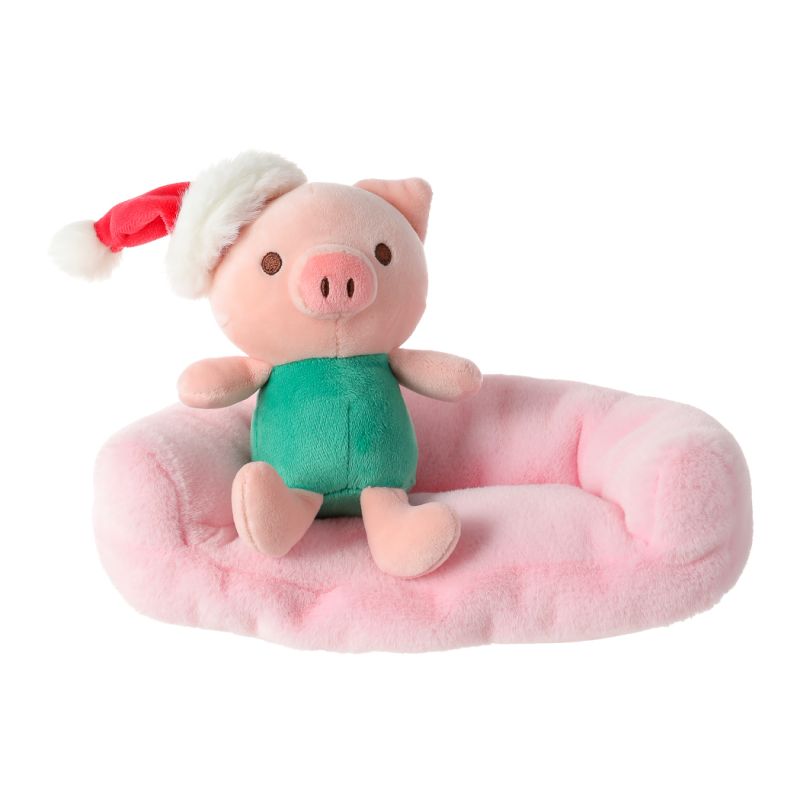 MINISO Christmas Pig & Sofa Plush Soft Toy
