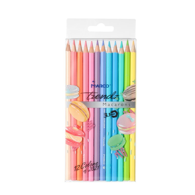 Marco Trend 7 Macaroon Candy Pack Of 12 Coloured Pencils