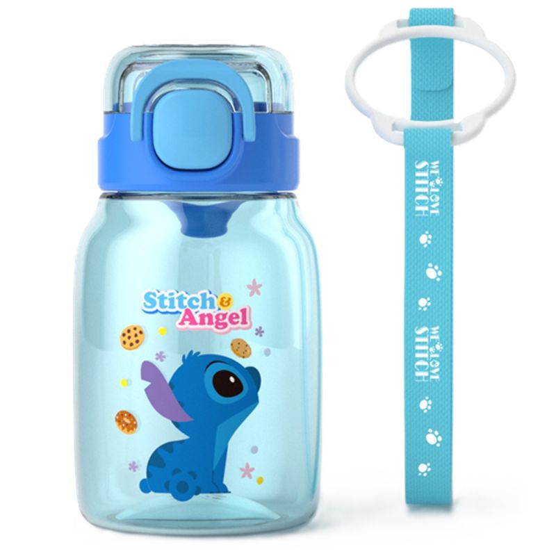 Disney Lilo & Stitch Collection Kids' Tritan Bottle & Shoulder Strap 600ml