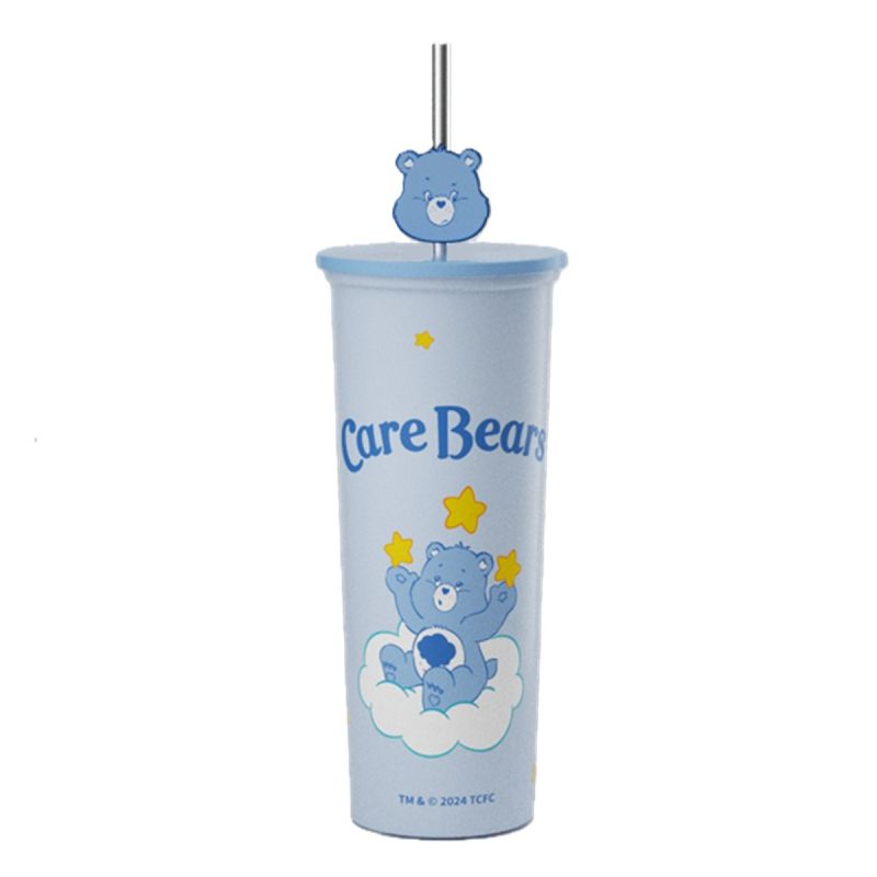 Care Bears Collection Blue Stainless Steel Tumbler & Straw 800ml