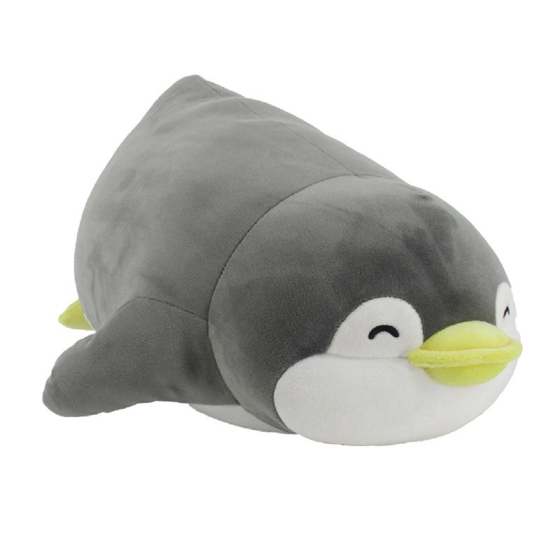 Mini Family PenPen PenMan Grey 15 Inch Lying Penguin Plush Soft Toy