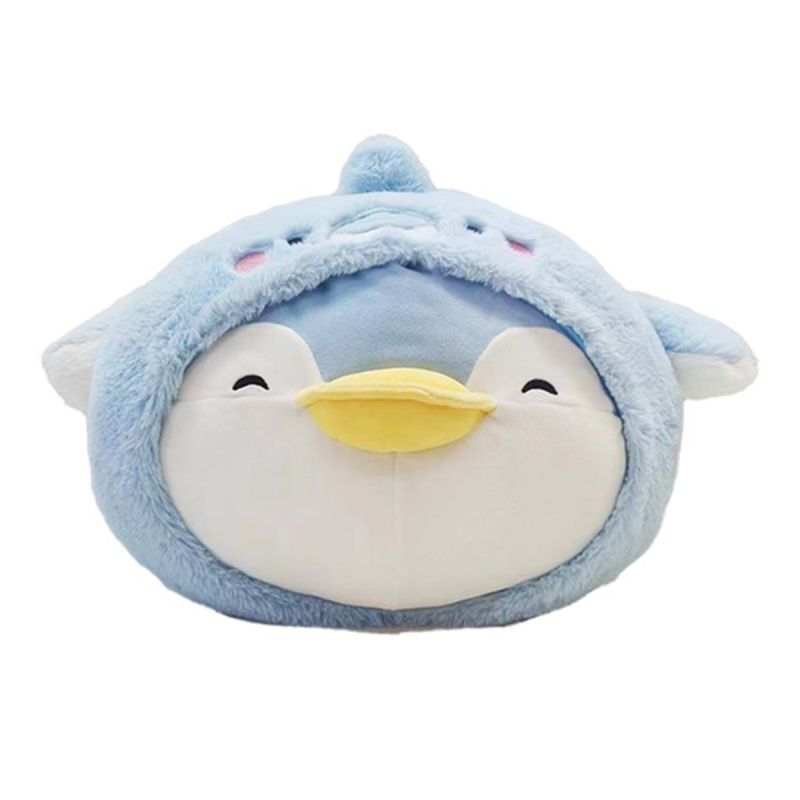 Mini Family PenPen Ocean Penguin 13 Inch Head Shape Pilllow