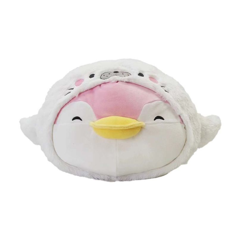 Mini Family PenPen Pendy Ocean Penguin 13 Inch Head Shape Pillow