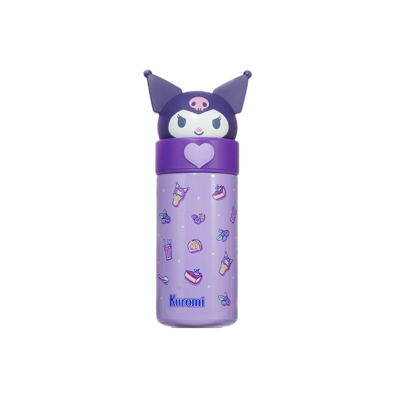 Sanrio Hello Kitty & Friends Kuromi Insulated Water Bottle 350ml