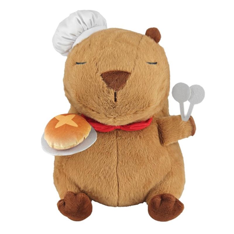 Mini Family Happy Baking Series 19 Inch Capybara Cook Plush Soft Toy